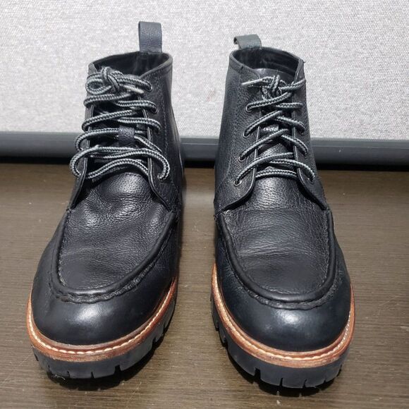 Ben Sherman Black Leather Boots Lace Up 11 EUR 44 main image 6